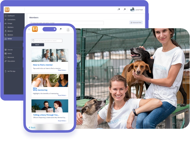 Non-Profit Mentorship Software for Animal Rights Organizations