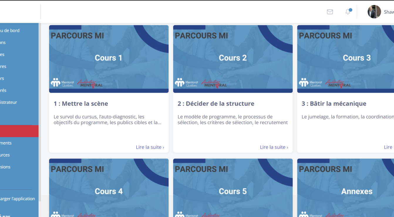 Quebec Courses